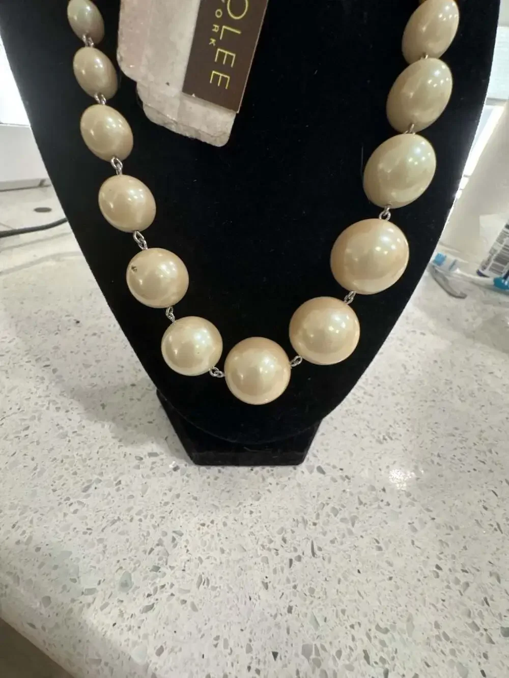 Carolee New York Graduated Faux Pearl Statement Necklace